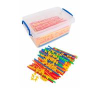 Gamez Galore Straw Builders & Connectors Connecta Straws Tub - 400 Pcs