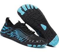 Gamfoam Hike Footwear Barefoot Unisex, Barefoot Shoes Wide Toe Box Breathable & Non-Slip Running Walking Shoes, Hike Shoes (Color : Blue, Size : 6/6.5)