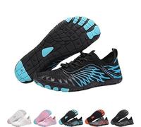 Gamfoam Hike Footwear Barefoot Womens, Lorax Pro Barefoot Shoes, Wide Toe Box Breathable & Non-Slip Barefoot Outdoor Shoes (Color : Blue, Size : 7/7.5)