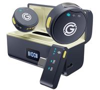 Gamiity Wireless Lavalier Microphone for iPhone 15 Series & Android, USB C Mini Lapel Microphone Wireless, Hi-Fi Audio, Noise Cancellation, 35H Battery for Video Recording, Streaming - Sapphire Blue