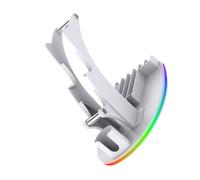 Gaming Accessories Organizer Rack Desktop Display Stand Holder XSX Gaming Controller Headphones with LED Light