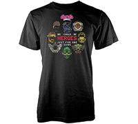 Gaming Apex Characters We Could All Be Heros Legends Tee Round Neck Unisex Tops Men's 100% Cotton Short-Sleeve T-Shirts XL Black