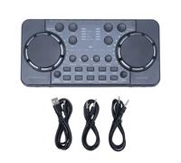 Gaming Audio Mixer Soundboard, Bluetooth Podcast Live Sound Card, Live Broadcast Voice Changer PC DJ Mixer for Recording Vocal Game