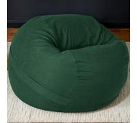 Gaming Bean Bag Cover Only Velvet Material Zipper No Filling Soft Stretch Thickened Easy To Remove Washable Solid Color Beanbags for Teenagers Adult