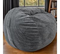Gaming Bean Bag Cover Only Velvet Material Zipper No Filling Soft Stretch Thickened Easy To Remove Washable Solid Color Beanbags for Teenagers Adult