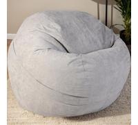 Gaming Bean Bag Cover Only Velvet Material Zipper No Filling Soft Stretch Thickened Easy To Remove Washable Solid Color Beanbags for Teenagers Adult