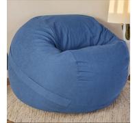 Gaming Bean Bag Cover Only Velvet Material Zipper No Filling Soft Stretch Thickened Easy To Remove Washable Solid Color Beanbags for Teenagers Adult