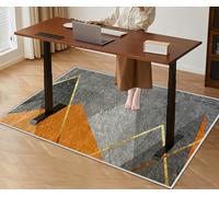 Gaming Carpet Short Pile Non-Slip Office Chair Mat Rectangular Floor Protector for Hardwood & Laminate Ideal for Rolling Chairs 80 x 120 cm