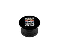 Gaming Cat Mom Pause Game Feed Cat Repeat PopSockets Adhesive PopGrip