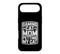 Gaming Cat Mom Petting My Cat Video Gamer Case for iPhone Air