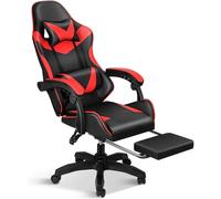 Gaming Chair, Backrest and Seat Height Adjustable Swivel Recliner Racing Office Computer Ergonomic Video Game Chair