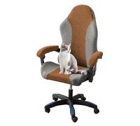 Gaming Chair Cover with Armrest Covers, Game Chair Covers Cat Scratch Proof, Stretch Jacquard Office Computer Chair Seat Covers (9)