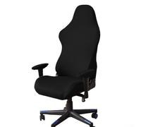 Gaming Chair Cover with Armrest Protection Soft, Stretchable Material for Ultimate Comfort (Is black)