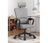 Gaming Chair, Ergonomic Computer Office Chair with Headrest and Lumbar Support, Height Adjustable Home Office Desk Chair with 360° Swivel Seat and Footrest