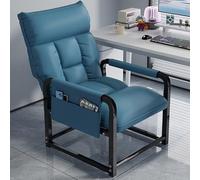 Gaming Chair Ergonomic Home Office Desk Chairs Lazy Sofa with Wheels, Folding Deck Chairs Executive Office Chair Study Chair Backrest Reclinable Desk Seat for Living Room
