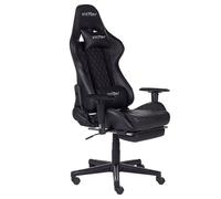 Gaming Chair Faux Leather Black VICTORY