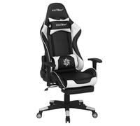 Gaming Chair Faux Leather White VICTORY