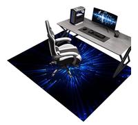 Gaming Chair Floor Mat 140 x 190 cm, Carpet Protector, Non-Slip for Office & Home Gaming