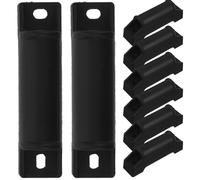 Gaming Chair Footrest Attachment Replacement Part 10pcs for Recliners | Black Plastic, Smooth Edges and Easy Adjustment, for Leisure Chairs and Desk Work