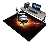 Gaming Chair Mat for Carpet and Hardwood Floor, Desk Chair Mat for Carpets, Floor Mat for Office Chair On Carpet, Floor Protection Mat for Hard Floor, Floor Protector for Rolling Chair 150 x 180 cm