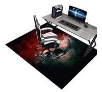 Gaming Chair Mat for Carpet and Hardwood Floor, Desk Chair Mat for Carpets, Floor Mat for Office Chair On Carpet, Floor Protection Mat for Hard Floor, Floor Protector for Rolling Chair 130 x 150 cm