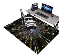Gaming Chair Mat for Carpet and Hardwood Floor, Desk Chair Mat for Carpets, Floor Mat for Office Chair On Carpet, Floor Protection Mat for Hard Floor, Floor Protector for Rolling Chair 130 x 150 cm