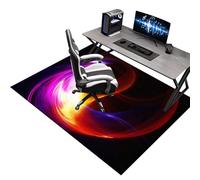 Gaming Chair Mat for Carpet and Hardwood Floor, Desk Chair Mat for Carpets, Floor Mat for Office Chair On Carpet, Floor Protection Mat for Hard Floor, Floor Protector for Rolling Chair 120 x 150 cm