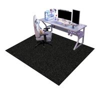Gaming Chair Mat for Hardwood Floor, Anti-Slip Floor Protector for Rolling Chair, Floor Protection Mat for Carpeted Floor, Desk Chair Mat 120 x 140 cm Carpet Protector Chair Mat for Office Home