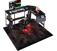Gaming Chair Mat for Hardwood Floor, Desk Chair Floor Protector Mat Rug for Rolling Chair, Large Non-slip Office Gaming Chair Mat for Wooden Floors, Computer Chair Rug for Home, Office 150 x 180 cm