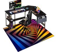 Gaming Chair Mat for Hardwood Floor - Office Desk Protector Chair Mat for Rolling Chair - Hard Floor Floor Protection for Office Gaming Room Entrance - Large Non-slip Computer Chair Rug 150 x 180 cm
