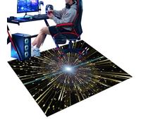Gaming Chair Mat Non-Slip Desk Chair Mat for Carpet, Rectangle Office Chair Mat for Carpeted Floors, Carpet Protector Chair Mat for Home and Office Floor Mats Wood/Tile Protection Mat 80 x 120 cm