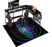 Gaming Chair Mat Non-slip Floor Protector for Carpets and Hard Floor Surfaces, Office Chair Mat for Carpeted and Hardwood Floor, Hard Floor Protector Mat for Gaming and Office Chairs 140 x 160 cm