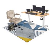 Gaming Chair Mat Office Carpet for Gaming Rolling Chair Rug Large 160x230 cm Gaming Floor Mat Durable Desk Protector Non Slip Gaming Area Rug