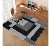 Gaming Chair Mat Rectangle Wear-resistant Floor Protectors for Carpets and Hard Floor Surfaces Large Anti-Slip Floor Protectors Pad Heavy Duty Durables Mat for Gaming Office Chairs 120 x 140 cm