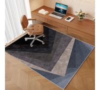 Gaming Chair Mat Rectangle Wear-resistant Floor Protectors for Carpets and Hard Floor Surfaces Large Anti-Slip Floor Protectors Pad Heavy Duty Durables Mat for Gaming Office Chairs 60 x 70 cm