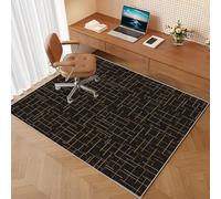 Gaming Chair Mat Rectangle Wear-resistant Floor Protectors for Carpets and Hard Floor Surfaces Large Anti-Slip Floor Protectors Pad Heavy Duty Durables Mat for Gaming Office Chairs 140 x 160 cm