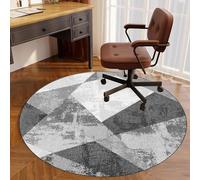 Gaming Chair MatDrum Rug Floor Protector MultiPurpose Round Mat for Office & Home 110CM Hard Floor Protection Mat Durable and Stylish Chair Mat