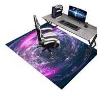 Gaming Chair Mats for Hardwood Floor Non-Slip Home Multi-Purpose Office Chair Mat Floor Protectors Computer Chair Carpet Mat for Tile Laminate Rolling Chair Floor Protection Mat 130 x 150 cm