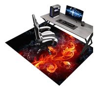 Gaming Chair Mats for Hardwood Floor Non-Slip Home Multi-Purpose Office Chair Mat Floor Protectors Computer Chair Carpet Mat for Tile Laminate Rolling Chair Floor Protection Mat 120 x 150 cm