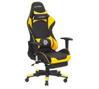 Beliani Gaming Chair Victory Faux Leather Yellow