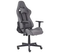 Beliani Gaming Chair Warrior Dark Grey