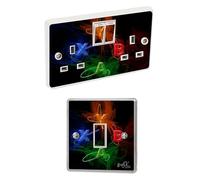 Gaming Computer Buttons Light Switch & Double Socket Sticker Vinyl/Skin Cover sosw41