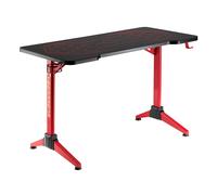 Gaming Computer Desk with RGB LED Backlighting and Cup Holder 120 cm