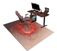 Gaming Computer Office Chair Mat for Hardwood Floors Carpet Wooden Floors Non-slip Floor Protector for Rolling Chair Large Desk Chair Mats 4mm Thick Carpet Protector Chair Mat 80 x 120 cm