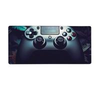 Gaming Controller Pattern Print Large Gaming Mouse Pad (90x40cm / 36x16in) Extended Desk Mat for Gaming & Work