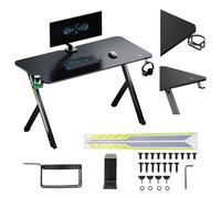 Gaming Desk Computer Table Black 120x60cm 75 kg
