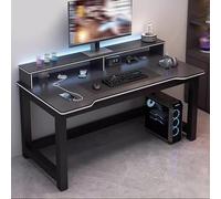 Gaming Desk, Modern Computer Desk with USB Port, Sleek and Modern Style PC Gaming Desk for Writing, Studying, or Gaming at Home or in The Office C,100CM