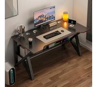 Gaming Desk & Office Workstation, Modern K-Shaped Metal Leg Table, Ideal for Gamers & Professionals, Spacious & Stylish Design