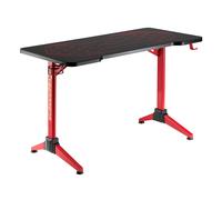 Gaming Desk Table Adjustable RGB LED Backlight Game DrinkHeadphoneHolder120cm