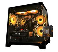 Gaming Desktop Computer PC,AMD Ryzen 5 9600X,RTX5060 8GB,32GB DDR5 RAM and 1TB M.2 NVMe PCle4.0,ARGB Fan,WiFi,Game Design Office Console,Sea View Room,Prebuilt Gaming PC Tower